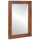 Vidaxx rechteckiger Spiegel braun und silber 50 x 2,5 x 70 cm