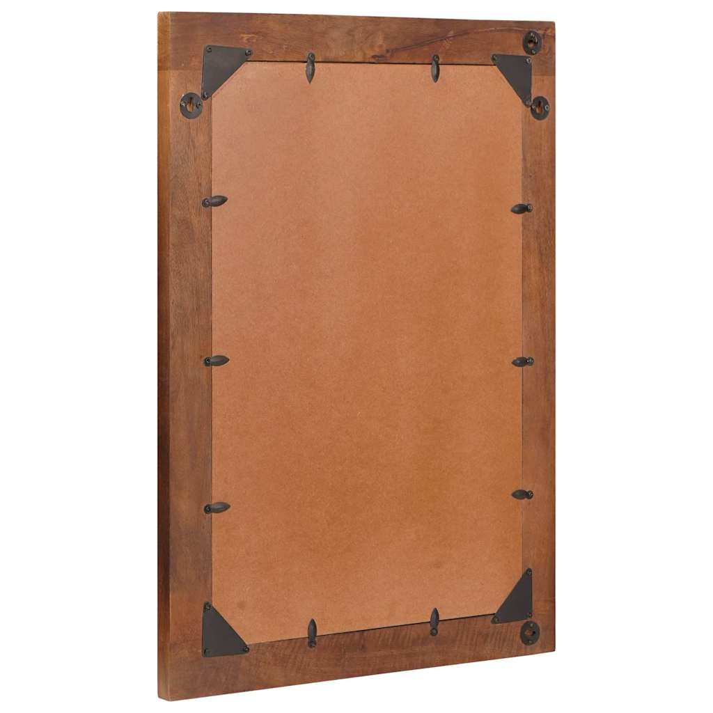 Vidaxx rechteckiger Spiegel braun und silber 50 x 2,5 x 70 cm