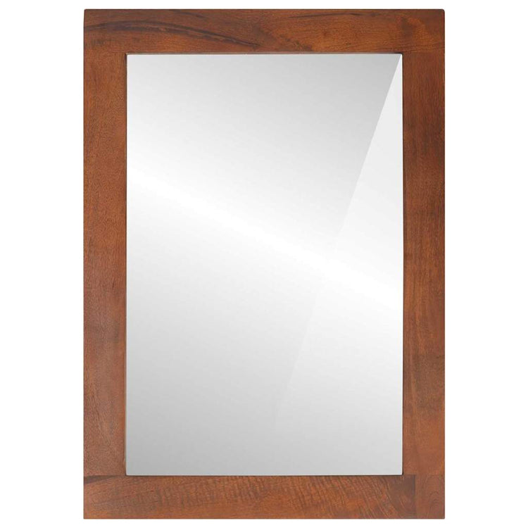 Vidaxx rechteckiger Spiegel braun und silber 50 x 2,5 x 70 cm