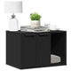 Vidaxx Katzentoilette 60x40x40 cm lackiertes Holz schwarz