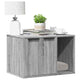 Vidaxxl Katzentoilette 60 x 40 x 40 cm, Holzwerkstoff, Farbe Sonoma-Eiche, Grau