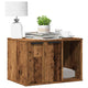 Vidaxxl Katzentoilette 60x40x40 cm fertiges Holz, altholzfarben