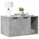 Vidaxxl Katzentoilette 80x50x45 cm Holzwerkstoff Betongrau