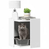 Vidaxl Kattenbakkast 42x42x51 cm verarbeitetes Holz weiß