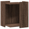 Vidaxl Kattenbakkast 42x42x51 cm geschnittene Holzbraune -Eichen