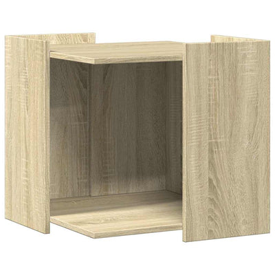 Vidaxl Cattenbakkast 53x53x51 cm verarbeitetes Holz Sonoma Eichefarbe