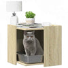 Vidaxl Cattenbakkast 53x53x51 cm verarbeitetes Holz Sonoma Eichefarbe