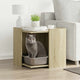 Vidaxl Cattenbakkast 53x53x51 cm verarbeitetes Holz Sonoma Eichefarbe