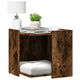 Vidaxl Cattenbakkast 53x53x51 cm Propertiertes Holzgeräuchchen -Eiche gefärbt