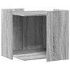 Vidaxl Cattenbakkast 53x53x51 cm verarbeitetes Holzgrau Sonoma Eiche Farbe