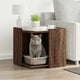Vidaxl Cattenbakkast 53x53x51 cm geschnittene Holzbraun -Eich