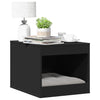Vidaxl Kattenbakkast 47x59x42 cm verarbeitetes Holzschwarz