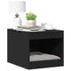Vidaxl Kattenbakkast 47x59x42 cm verarbeitetes Holzschwarz