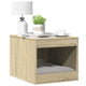 Vidaxl Kattenbakkast 47 x 59 x 42 cm verarbeitetes Holz Sonoma Eichefarbe