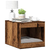 Vidaxl Kattenbakkast 47 x 59 x 42 cm verarbeitetes Holz altes Holzfarbe
