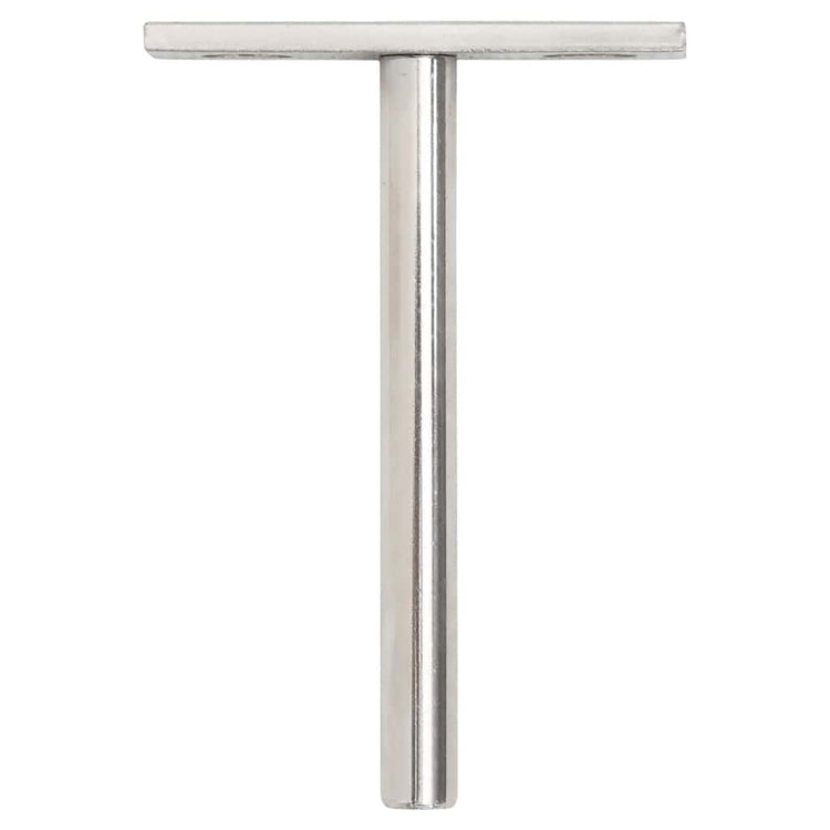 Vidaxl schwimmende Plankenträger 12st Invisible Ø10x100 mm Kohlenstoffstahl