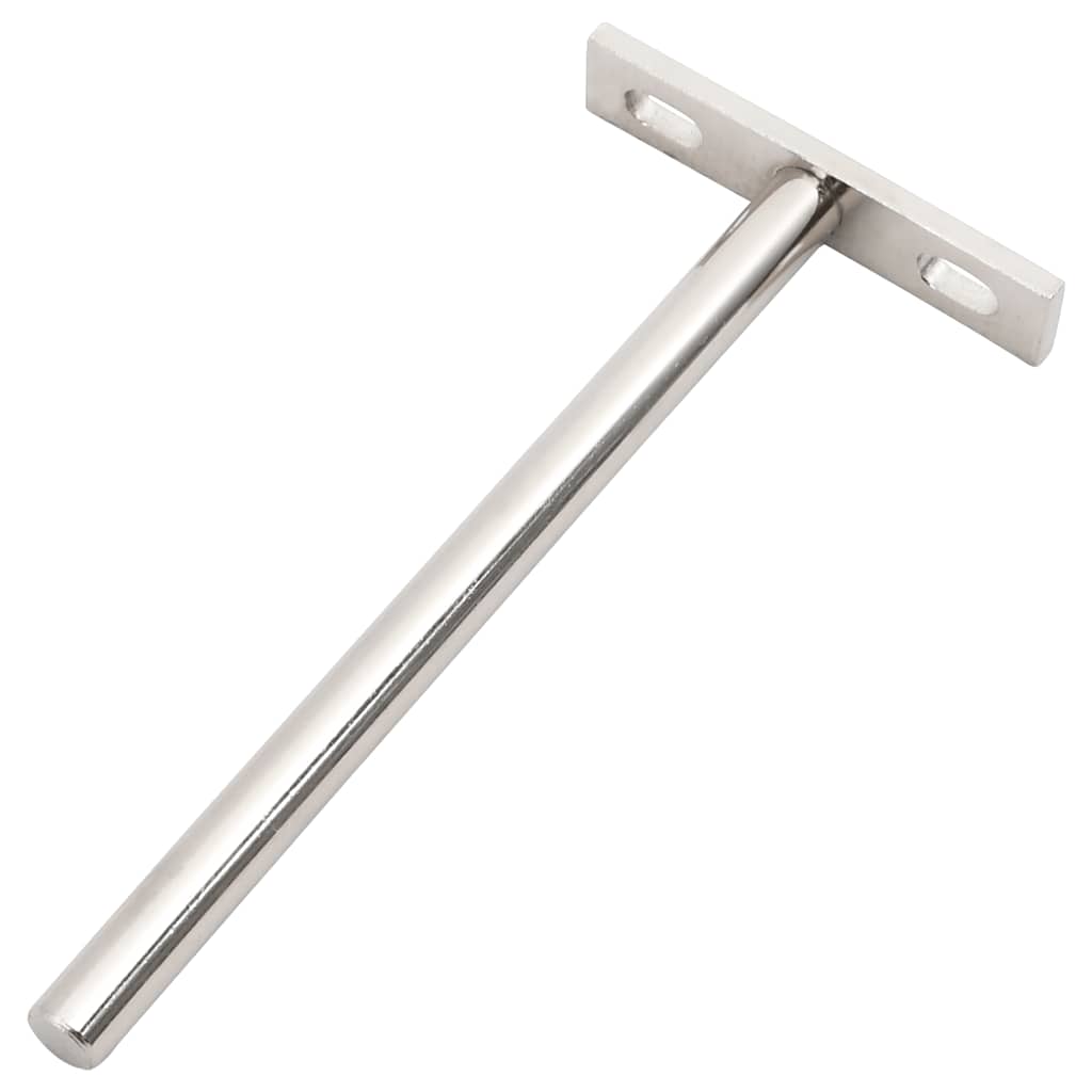 Vidaxl schwimmende Plankenträger 12st Invisible Ø10x150 mm Kohlenstoffstahl