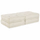 Vidaxl Modulsofa 2 Stk. Creme 140 x 70 x 36 cm Stoff