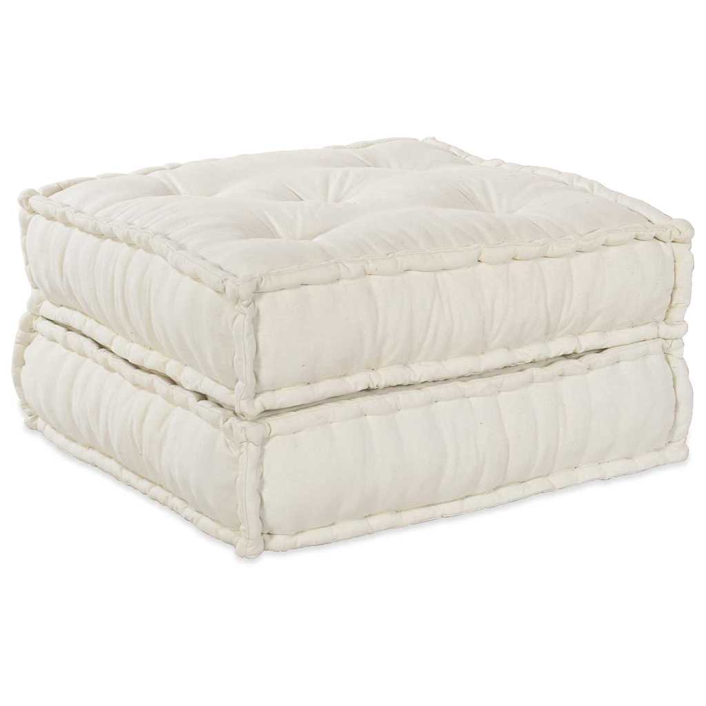 Vidaxl Modulsofa 2 Stk. Creme 140 x 70 x 36 cm Stoff