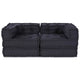 Vidaxl Modulsofa 2 Stk. Anthrazit 140 x 70 x 56 cm Stoff
