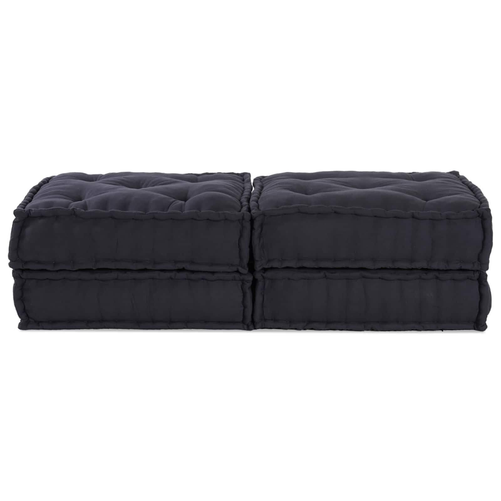 Vidaxl Modulsofa 2 Stk. Anthrazit 140 x 70 x 36 cm Stoff