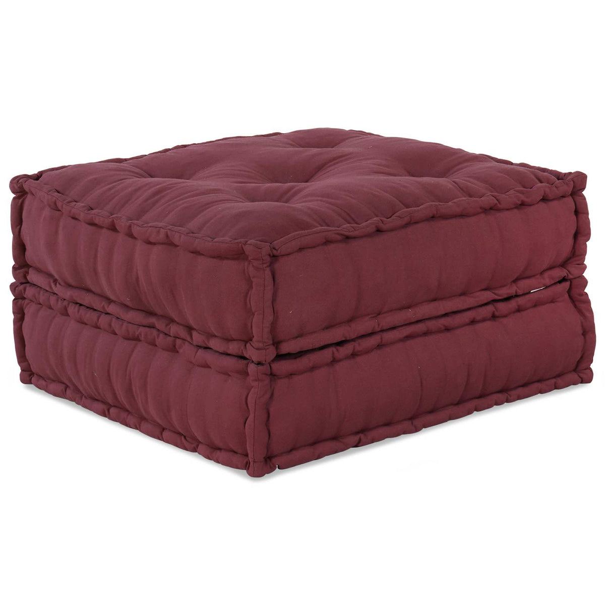 VidaXL Modulsofa 2 Stk. Bordeaux 140 x 70 x 36 cm Stoff