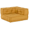 Vidaxl modulares Sofa 2 Stück gelb 140 x 70 x 56 cm Stoff