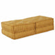 Vidaxl modulares Sofa 2 Stück gelb 140 x 70 x 36 cm Stoff