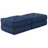 Vidaxl modulares Sofa 2 Stück Indigo 140 x 70 x 36 cm Stoff