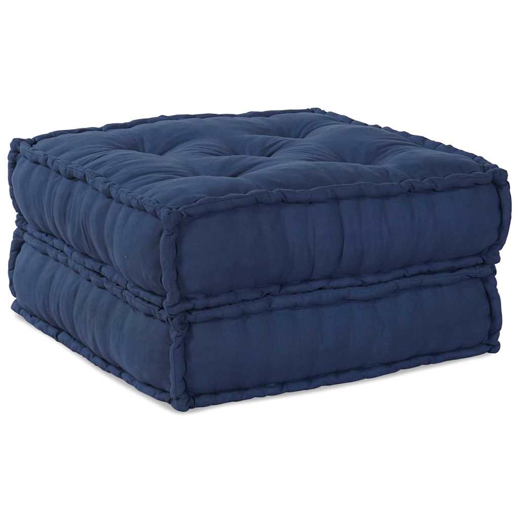 Vidaxl modulares Sofa 2 Stück Indigo 140 x 70 x 36 cm Stoff