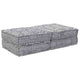 Vidaxl modulares Sofa 2 Stück hellgrau 140 x 70 x 36 cm Stoff