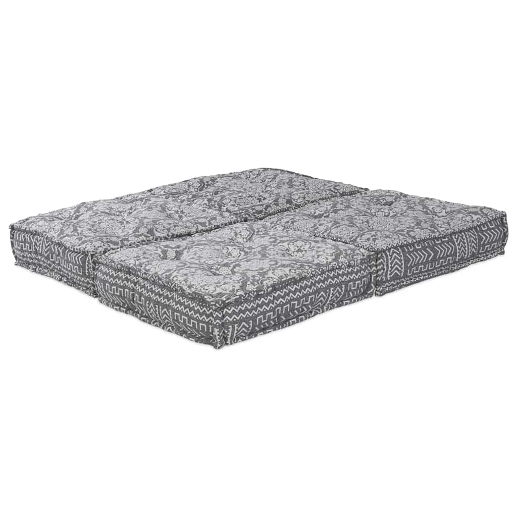 Vidaxl modulares Sofa 2 Stück hellgrau 140 x 70 x 36 cm Stoff