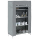 Vidaxx Schuhschrank 60,5x30x97 cm grau Vlies