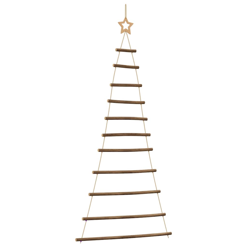 Vidaxx hängender Weihnachtsbaum mit Spitzenstern 74x150 cm Naturzweig