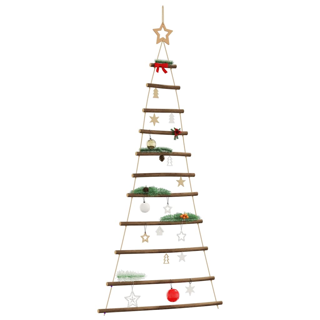 Vidaxx hängender Weihnachtsbaum mit Spitzenstern 74x150 cm Naturzweig