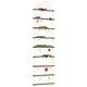 VIDAXL -Wanddekorationsleiter -50 x 150 cm Naturalz