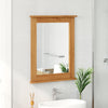 Vidaxx Spiegel Vigo honigbraun 55,5 x 5 x 70 cm massives Kiefernholz