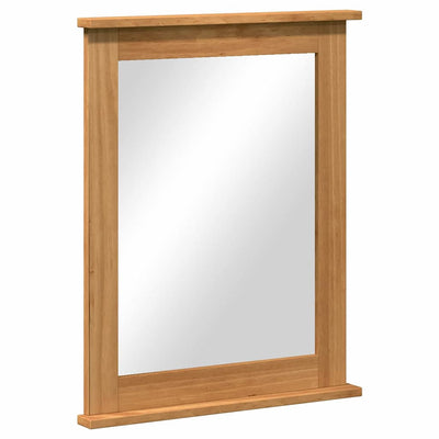 Vidaxx Spiegel Vigo honigbraun 55,5 x 5 x 70 cm massives Kiefernholz