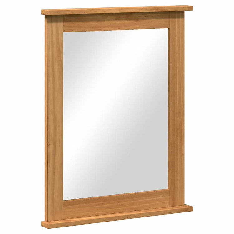 Vidaxx Spiegel Vigo honigbraun 55,5 x 5 x 70 cm massives Kiefernholz