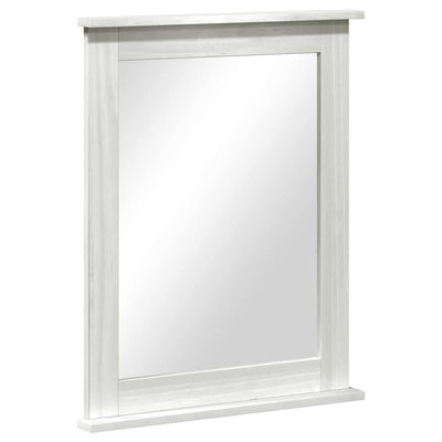 VidaXL Spiegel Vigo Antikweiß 55,5 x 5 x 70 cm massives Kiefernholz