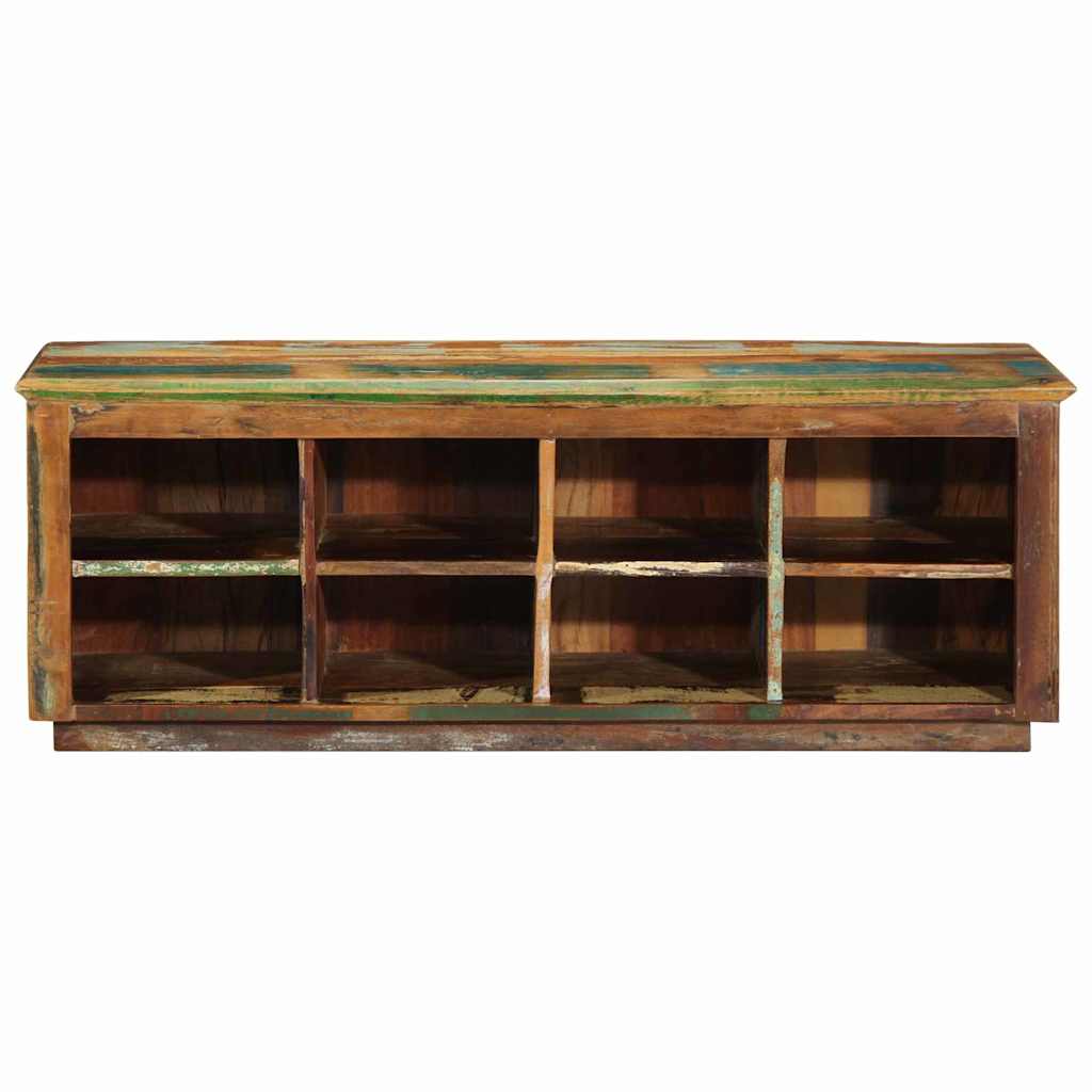 Vidaxx Schuhschrank braun 110 x 35 x 40 cm aus massivem Recyclingholz