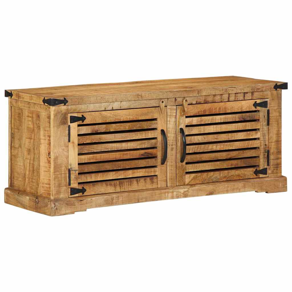 Vidaxx Schuhschrank braun 110 x 38 x 45 cm massives Mangoholz