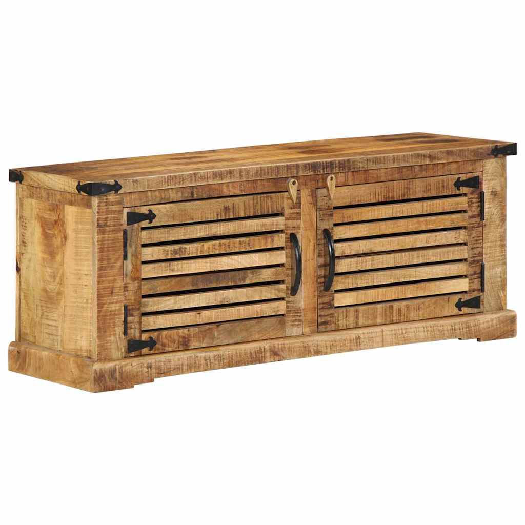 Vidaxx Schuhschrank braun 110 x 38 x 45 cm massives Mangoholz