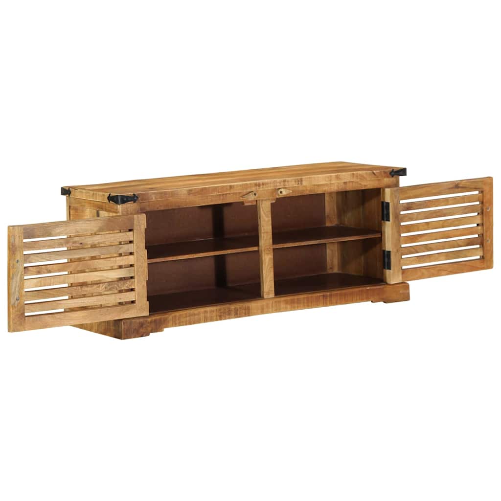 Vidaxx Schuhschrank braun 110 x 38 x 45 cm massives Mangoholz