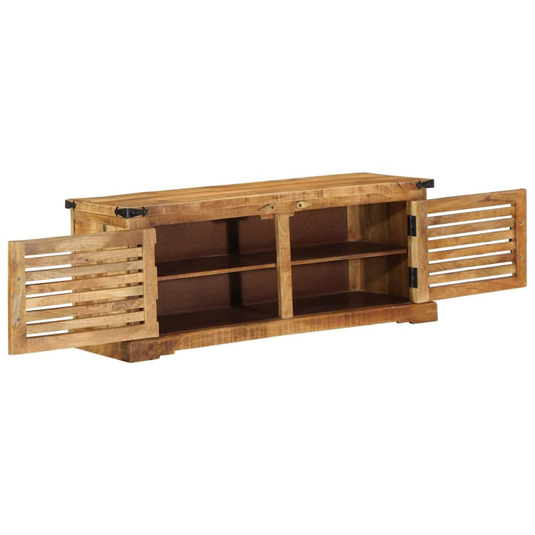 Vidaxx Schuhschrank braun 110 x 38 x 45 cm massives Mangoholz