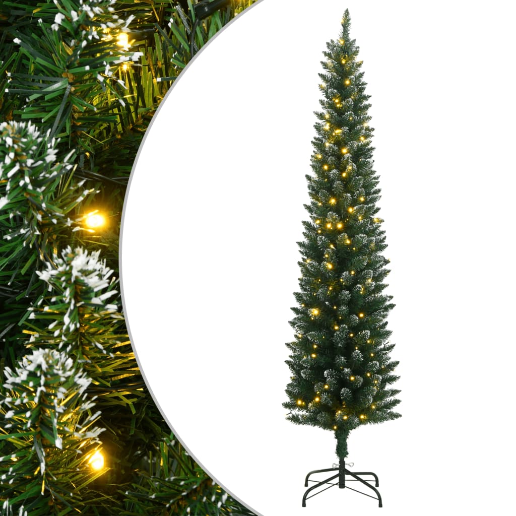 Vidaxx künstlicher Weihnachtsbaum schmal mit 300 LEDs 240 cm