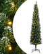 Vidaxx künstlicher Weihnachtsbaum schmal mit 300 LEDs 240 cm