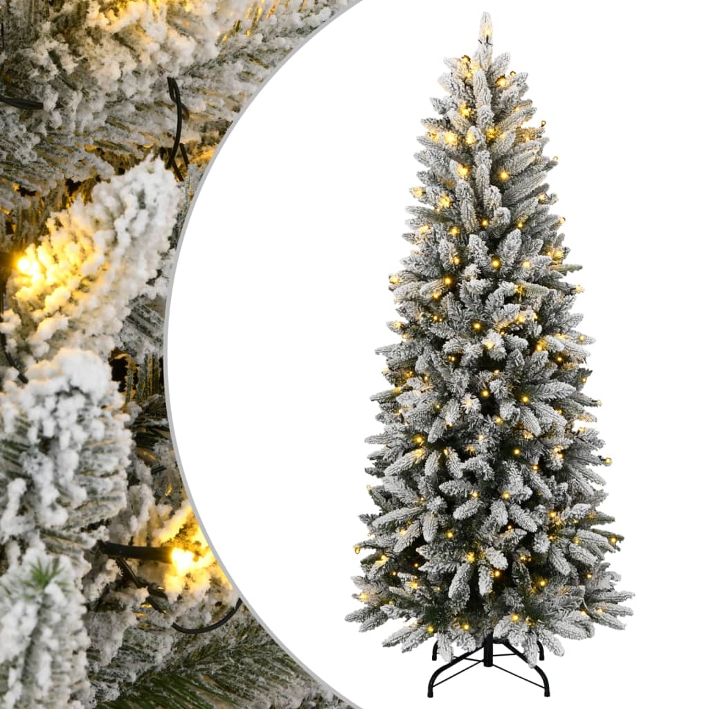 Vidaxx künstlicher Weihnachtsbaum mit 300 LEDs und Schnee 240 cm