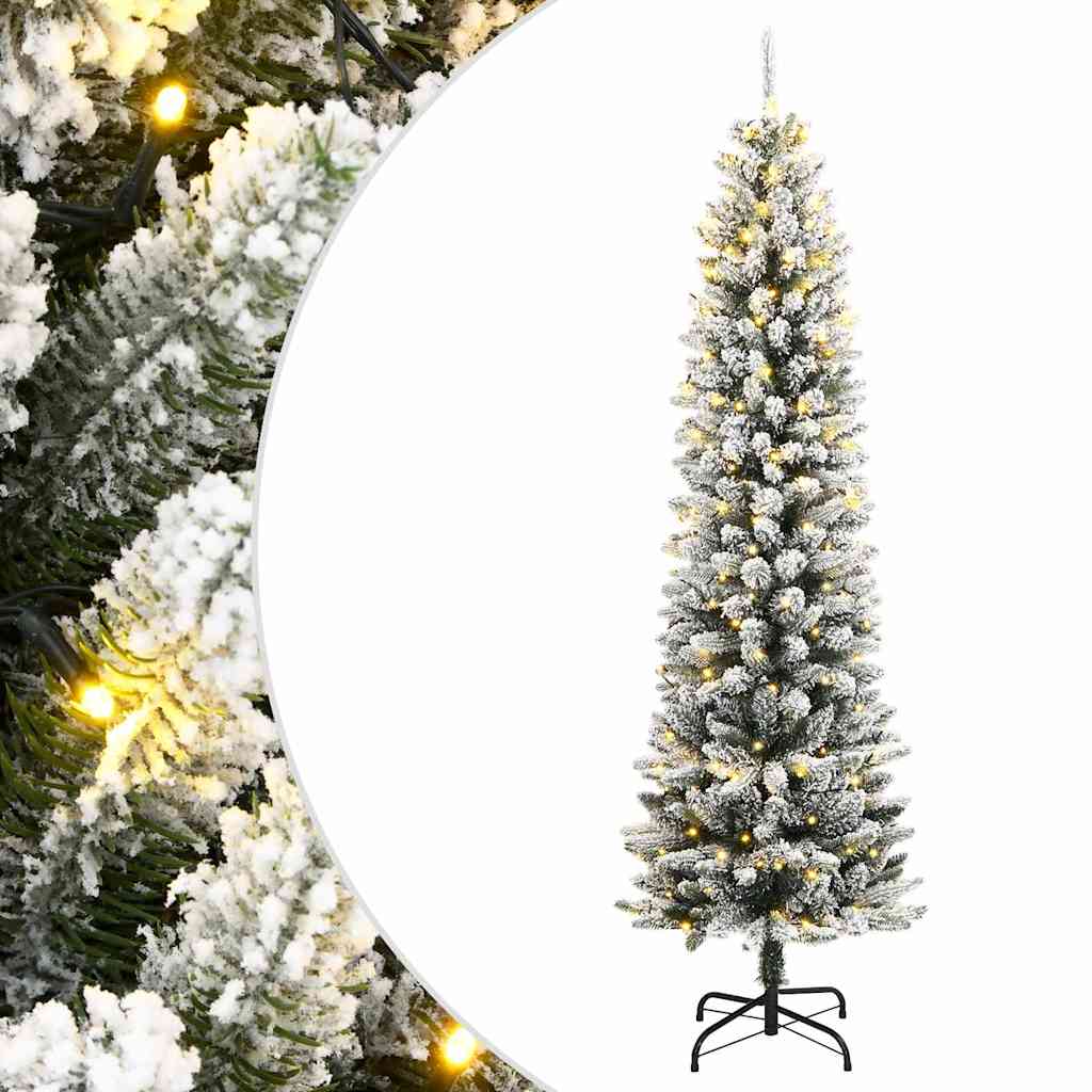 Vidaxx künstlicher Weihnachtsbaum mit 150 LEDs und Schnee 120 cm