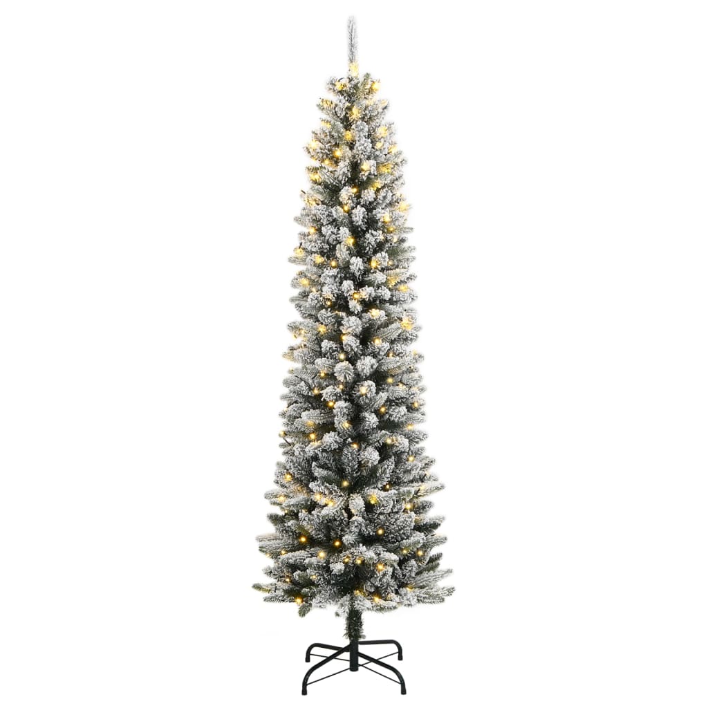 Vidaxx künstlicher Weihnachtsbaum mit 150 LEDs und Schnee 150 cm